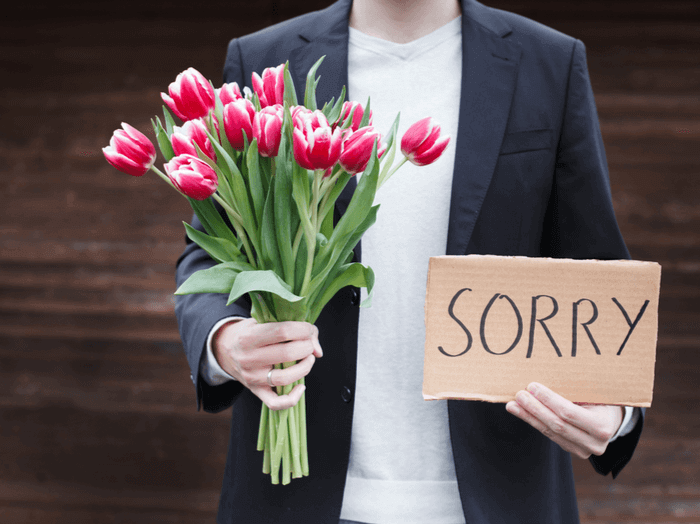 Gửi lời xin lỗi ngọt ngào đến người yêu thân thương