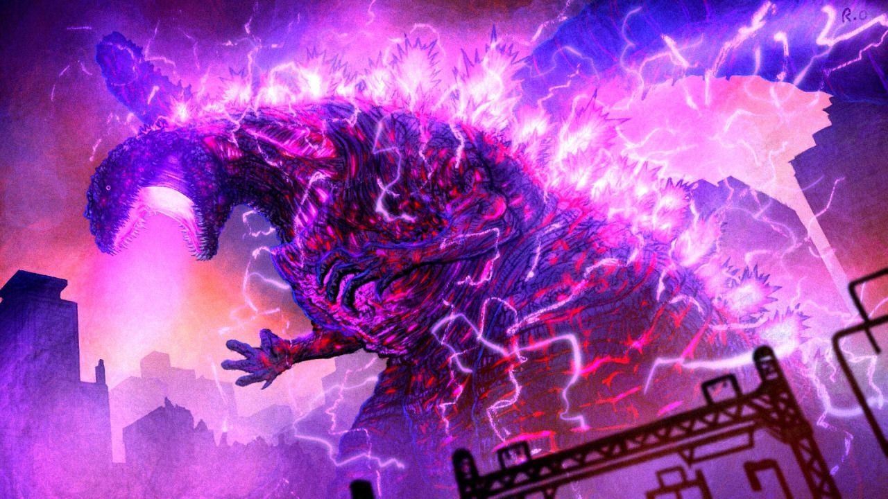 Burning Godzilla Wallpapers - Wallpaper Cave