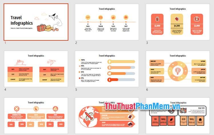 Bộ sưu tập PowerPoint du lịch tuyệt vời nhất