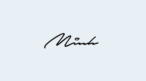 Chữ ký tên Minh - Mẫu chữ ký đẹp cho tên Minh tuyệt vời nhất