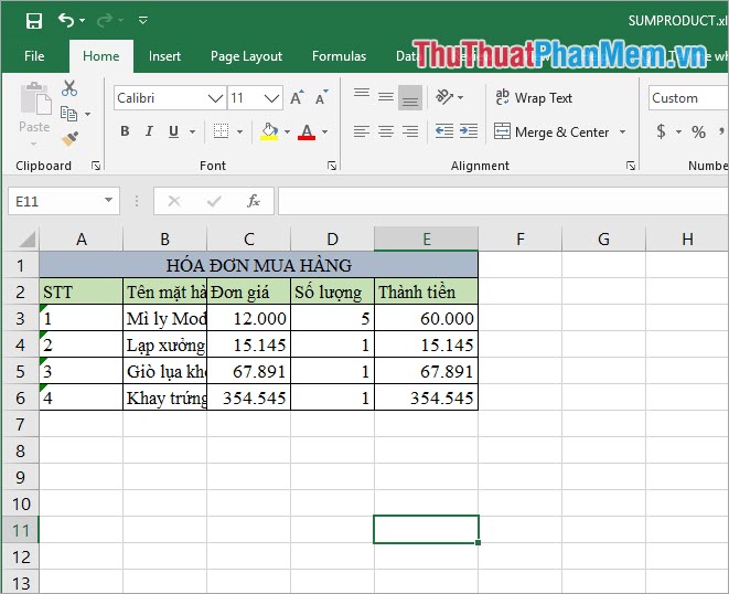 Cách Thêm Dấu Chấm Vào Dãy Số Trong Excel