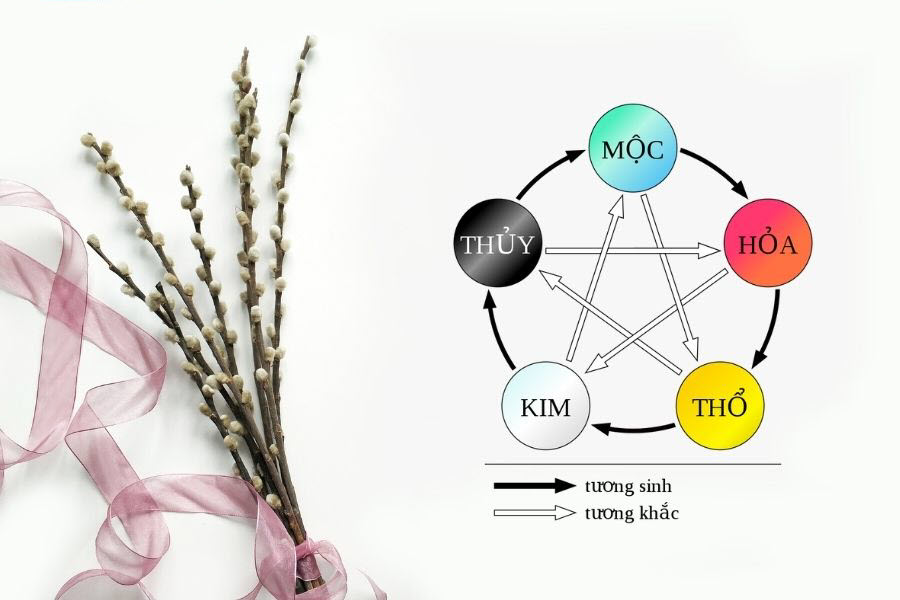 Ảnh đẹp về ngũ hành tương sinh, tương khắc trong phong thủy