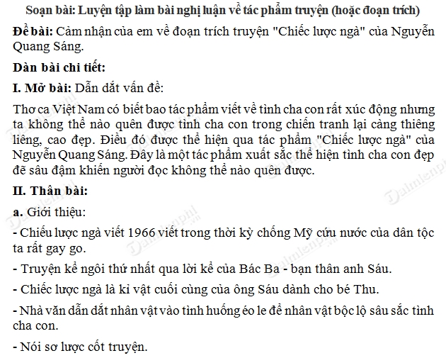 Luyện Tập Làm Bài Nghị Luận Về Tác Phẩm Truyện: Hướng Dẫn Chi Tiết Từ A Đến Z