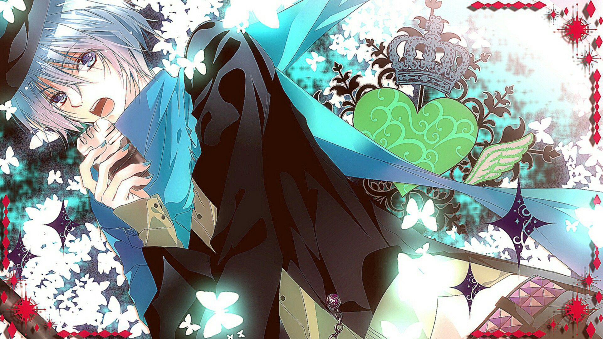 Hình ảnh Anime với mái tóc xanh tuyệt vời