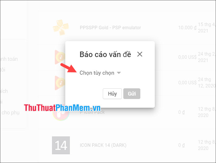 Hướng dẫn Đòi Tiền Lại (Refund) Cho Ứng Dụng Đã Mua trên Google Play, App Store