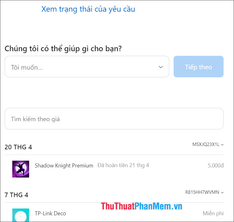 Hướng dẫn Đòi Tiền Lại (Refund) Cho Ứng Dụng Đã Mua trên Google Play, App Store