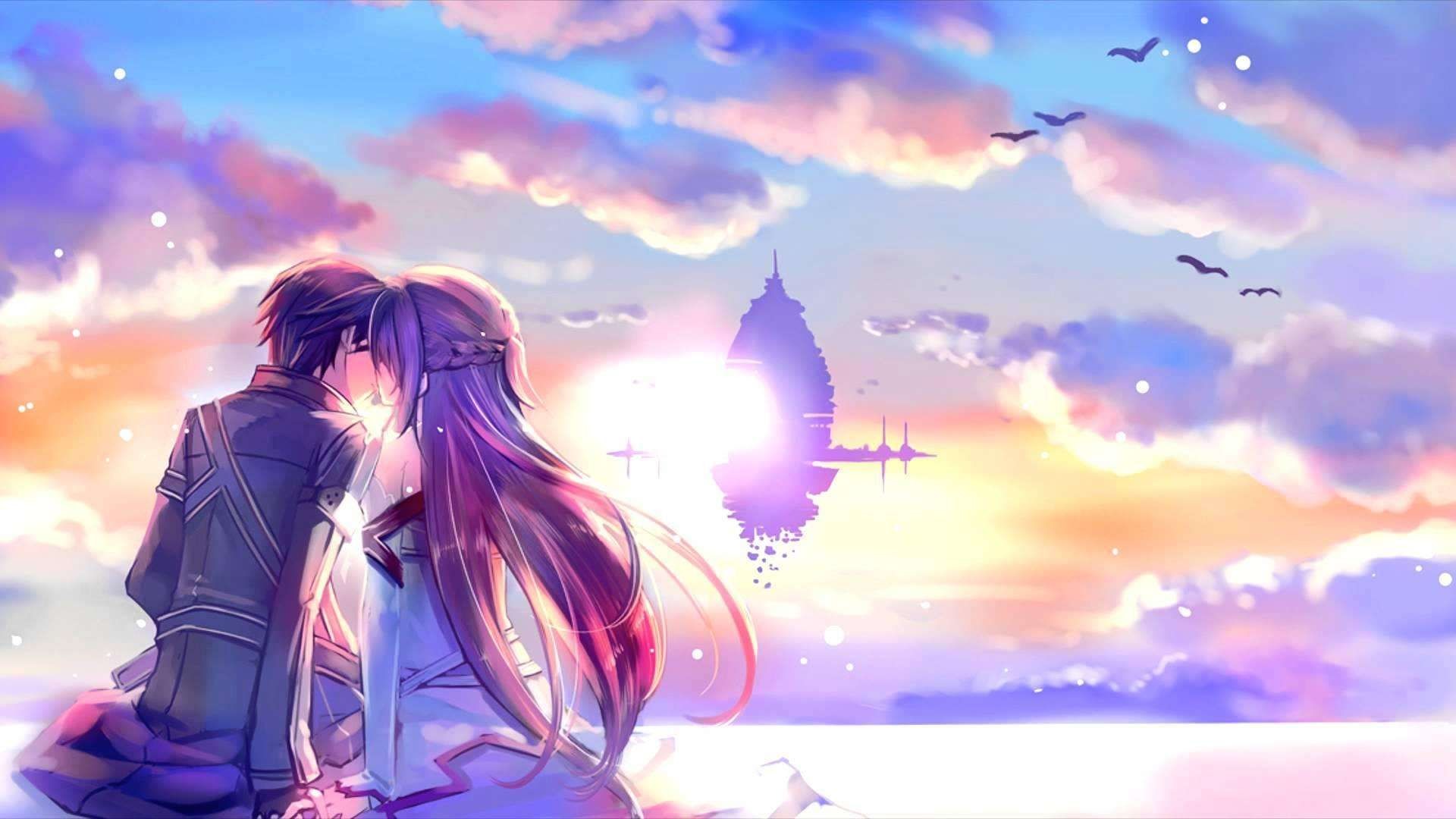 Hình ảnh Anime tình yêu đẹp lung linh