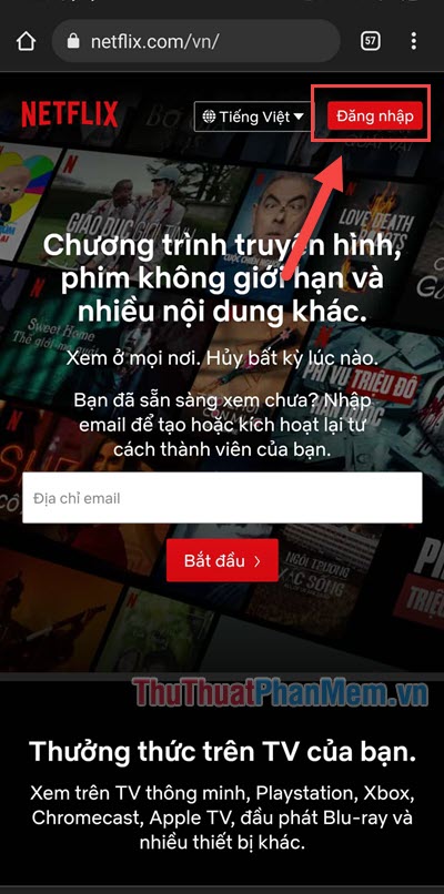 Hướng dẫn thay đổi gói đăng ký tài khoản Netflix