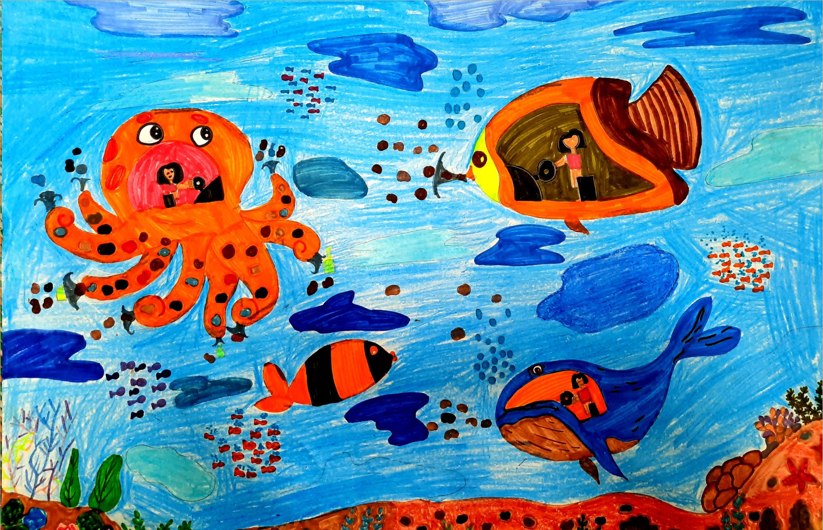 Chăm sóc nước trong tranh vẽ: Nghệ thuật và sự giáo dục cho tương lai