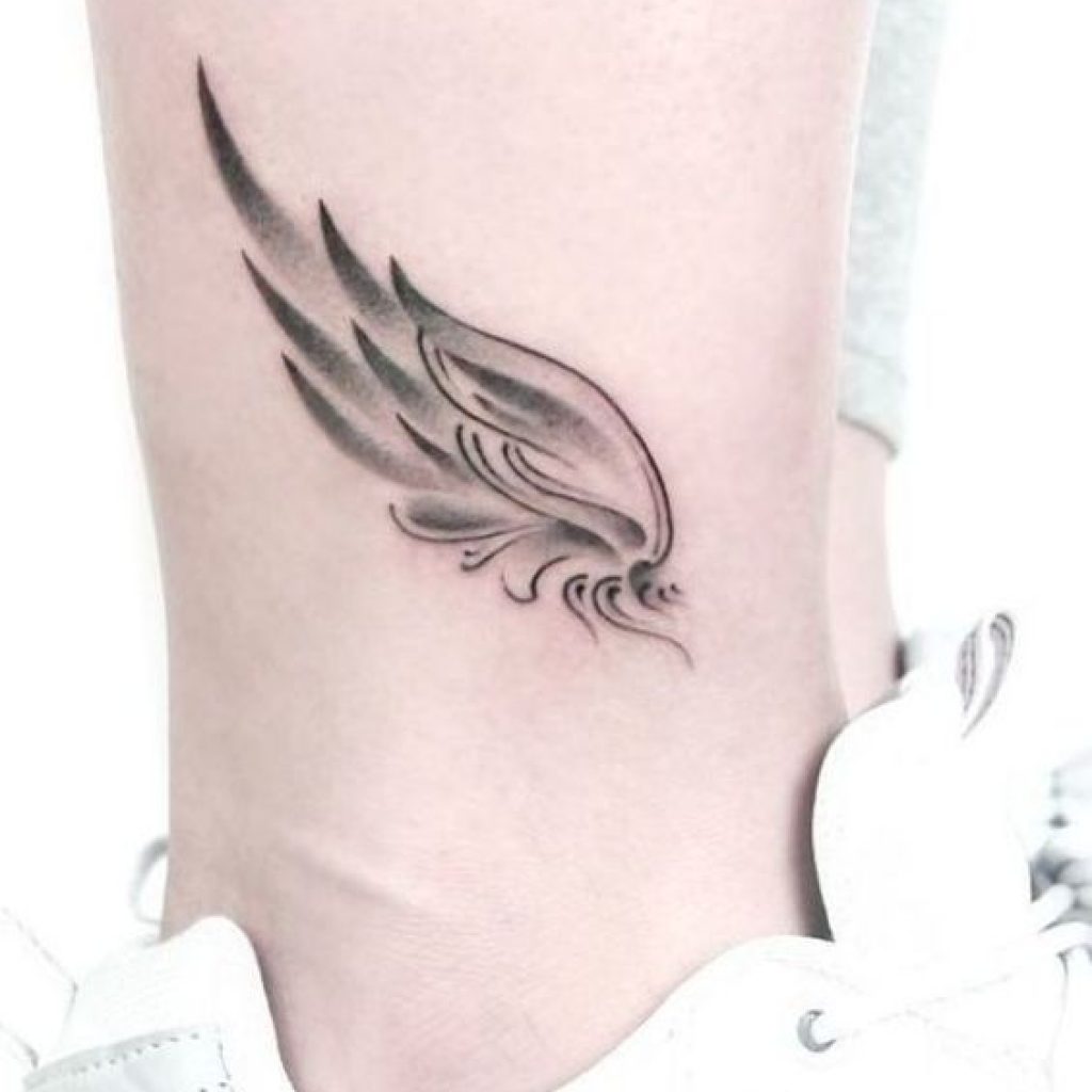 HÌnh xăm dán kín lưng đôi cánh màu 35x48cm- tặng bắp tay tattoo 15x21cm -  Bộ quà tặng | TheFaceHolic.com
