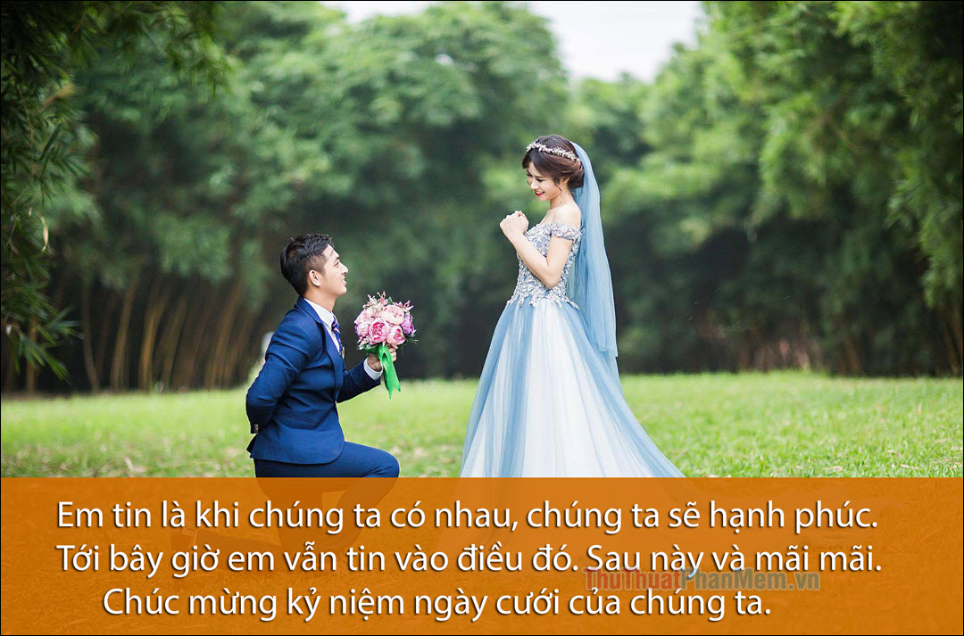 Những câu nói hay về kỷ niệm ngày cưới - Stt, status kỷ niệm ngày cưới