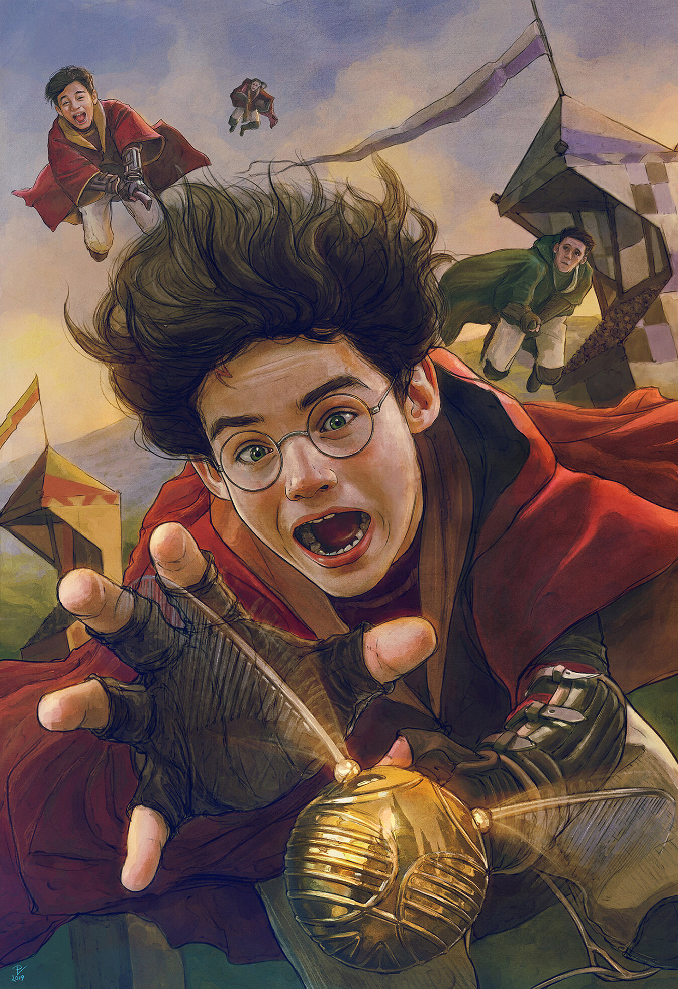 Hình ảnh về Harry Potter anime - Bốn nhà sáng lập - Wattpad