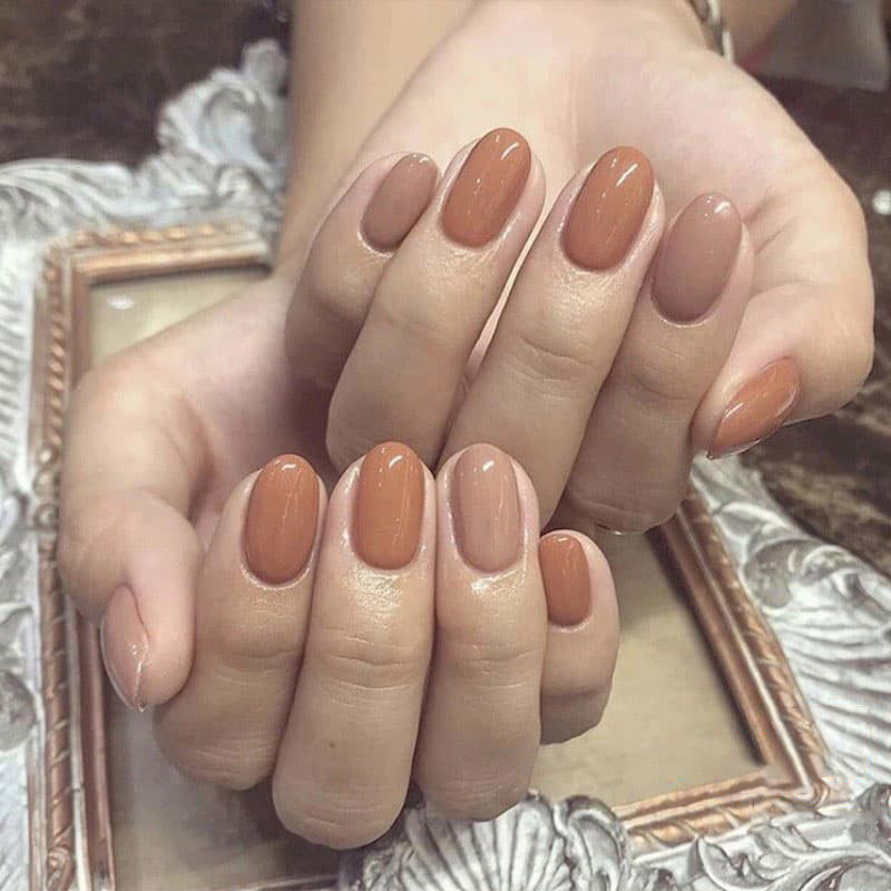 Top những mẫu nail màu nâu sữa đẹp nhất