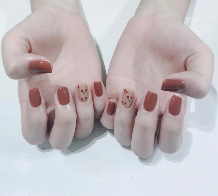 Top những mẫu nail màu nâu sữa đẹp nhất