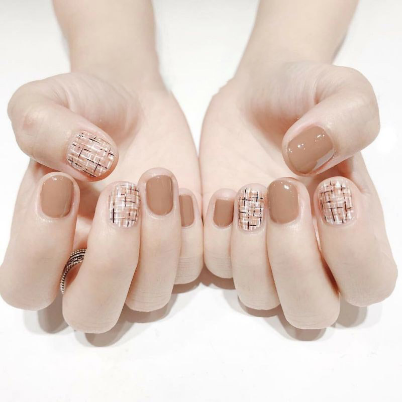 Top những mẫu nail màu nâu sữa đẹp nhất