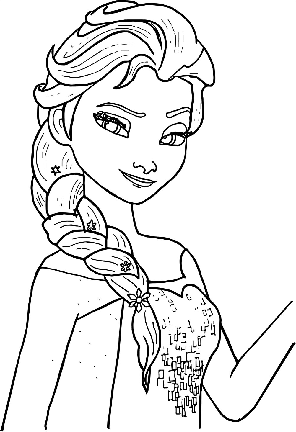 Tổng hợp các bức tranh tô màu công chúa Elsa đẹp nhất dành cho bé | Tranh,  Elsa, Công chúa