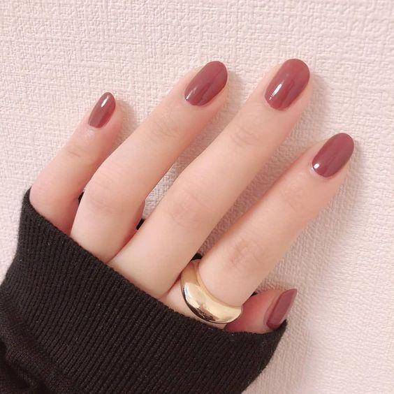 Top những mẫu nail màu nâu sữa đẹp nhất