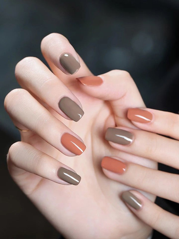 Top những mẫu nail màu nâu sữa đẹp nhất