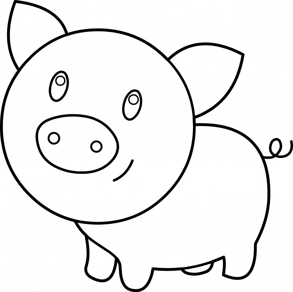 Hình ảnh Vẽ Trang Tô Màu Con Lợn Cho Trẻ Em Phác Thảo Vectơ PNG , Vẽ Con Lợn,  Vẽ Cánh, Vẽ Chiếc Nhẫn PNG và Vector với nền trong suốt để