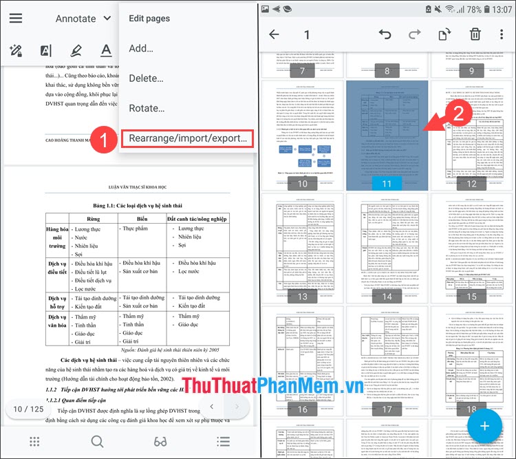 Phương pháp chỉnh sửa file PDF trên điện thoại