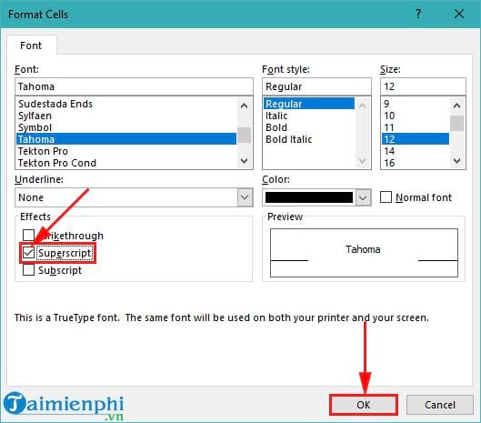 Bí quyết nhập liệu với dấu mũ trong Excel