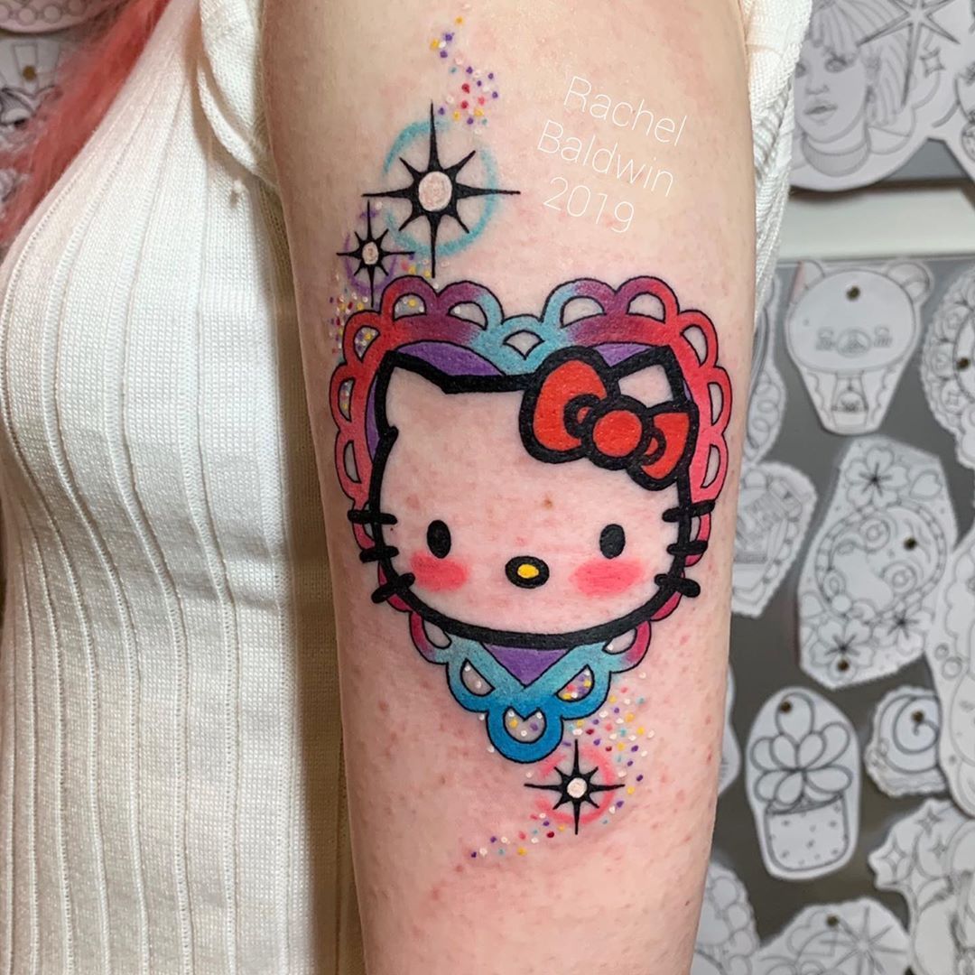 Top 50+ mẫu xăm Hello Kitty đẹp nhất