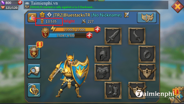 Bí quyết tăng chỉ số Might trong Lords Mobile nhanh nhất