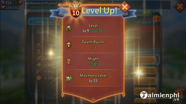 Bí quyết tăng chỉ số Might trong Lords Mobile nhanh nhất