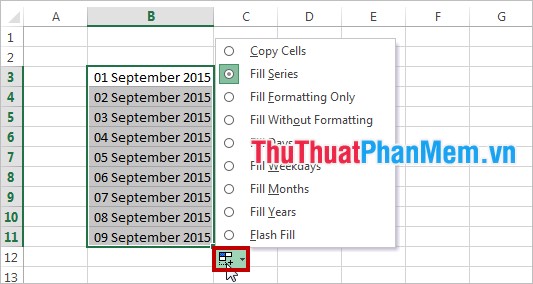 Bí quyết nhập dữ liệu nhanh trong Excel