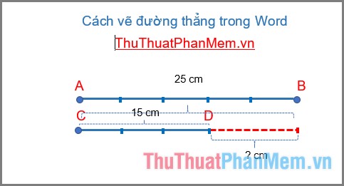 4. Các Cách Vẽ Sơ Đồ Đoạn Thẳng Phức Tạp Hơn Trong Word 2010