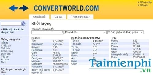 Bí quyết đổi đơn vị từ Pound sang Kg