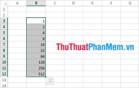 Bí quyết nhập dữ liệu nhanh trong Excel