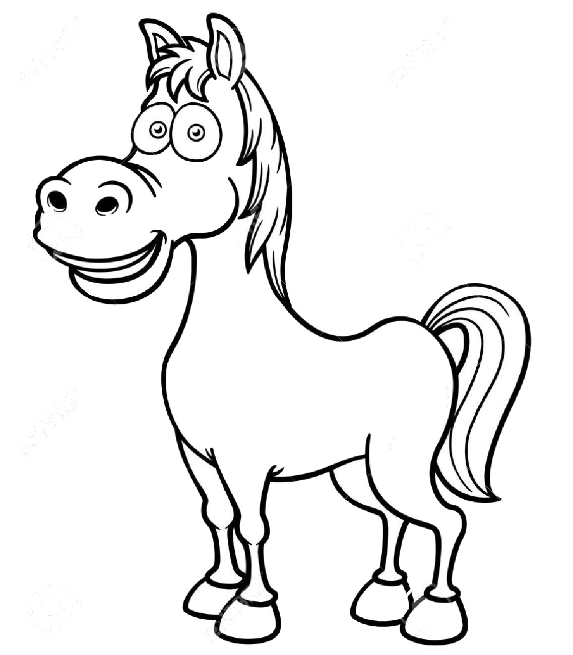 Trọn bộ tranh tô màu ngựa Pony bé nhỏ dễ thương nhất – YeuTre.Net