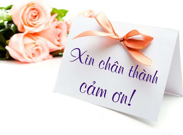 Hình ảnh cảm ơn đáng yêu và tinh tế