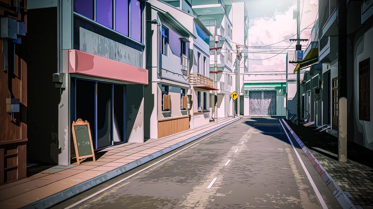 Hình nền : Nhật Bản, Anime, Đám mây, đường phố, Bycicle, nhà ở, Bầu trời  1920x1080 - OneCivilization - 1954133 - Hình nền đẹp hd - WallHere
