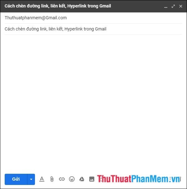 Bí quyết thêm đường link và liên kết trong Gmail
