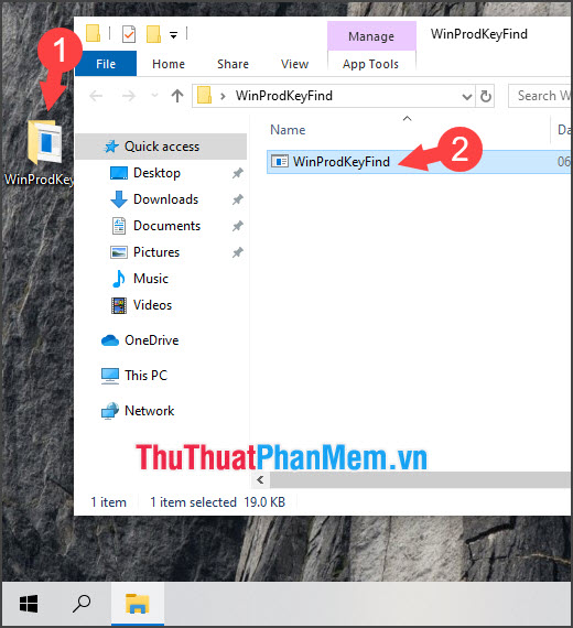 Bí mật hiện Product Key trên Windows 10