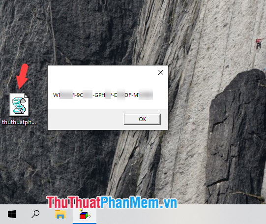 Bí mật hiện Product Key trên Windows 10