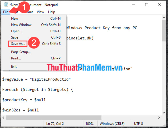 Bí mật hiện Product Key trên Windows 10