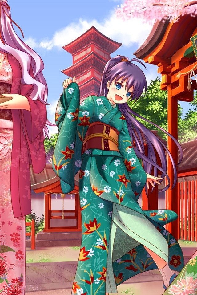 Top 8 nhân vật anime diện kimono đẹp nhất: 