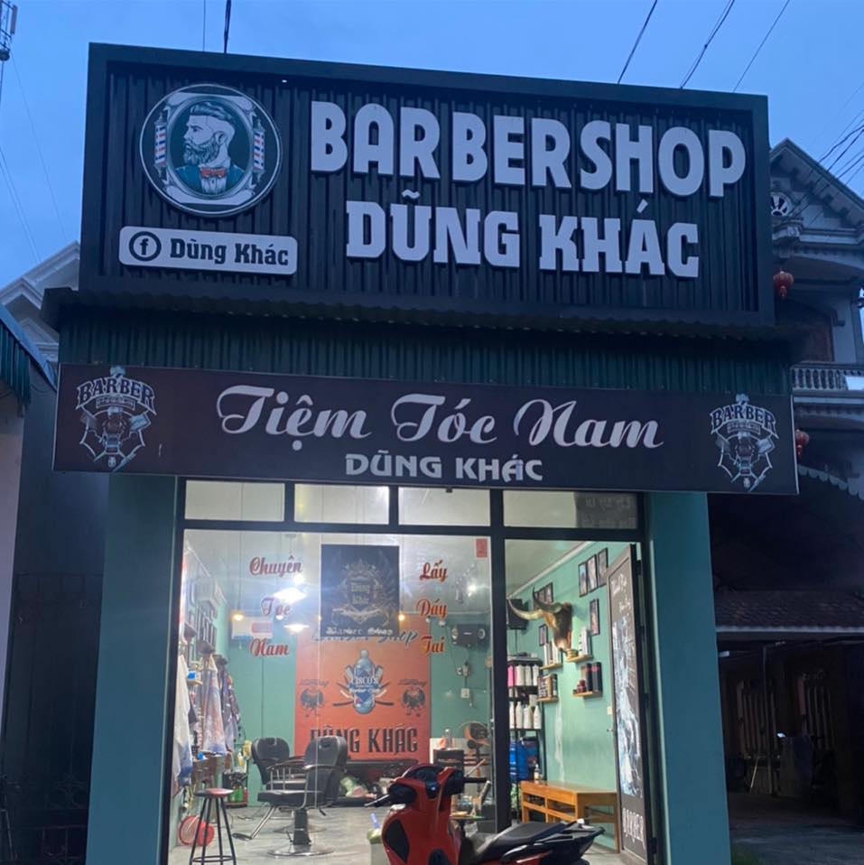 Bảng hiệu quảng cáo tiệm cắt tóc nam nữ