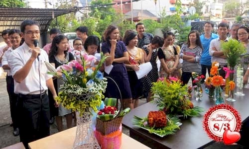 Các bài thuyết trình xuất sắc nhất tại cuộc thi cắm hoa chào mừng Ngày Quốc tế Phụ nữ 8/3