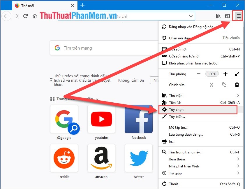 Hướng dẫn cách đặt Google làm công cụ tìm kiếm mặc định trên Chrome, Cốc Cốc, Edge, Firefox