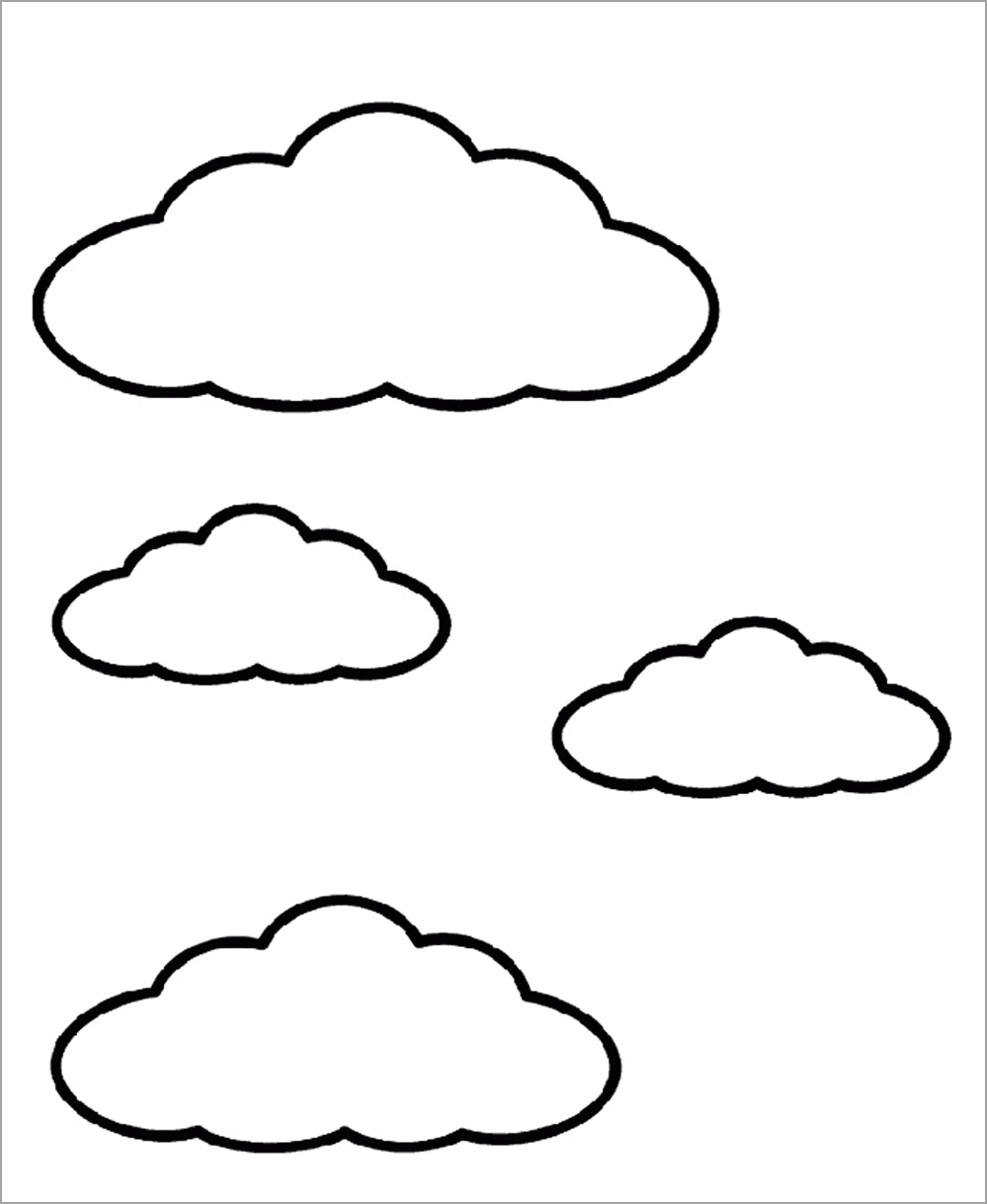 Hình ảnh Vẽ Trang Tô Màu Biểu Tượng đám Mây Dễ Thương PNG , Vẽ Mây, Vẽ  Chiếc Nhẫn, Vẽ Màu PNG trong suốt và Vector để tải xuống miễn phí
