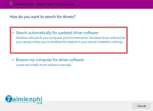 Hướng dẫn cài đặt driver tai nghe cho Windows 10