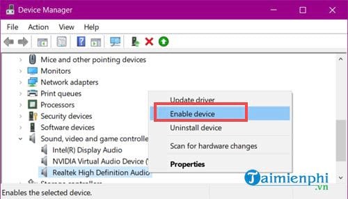 Hướng dẫn cài đặt driver tai nghe cho Windows 10