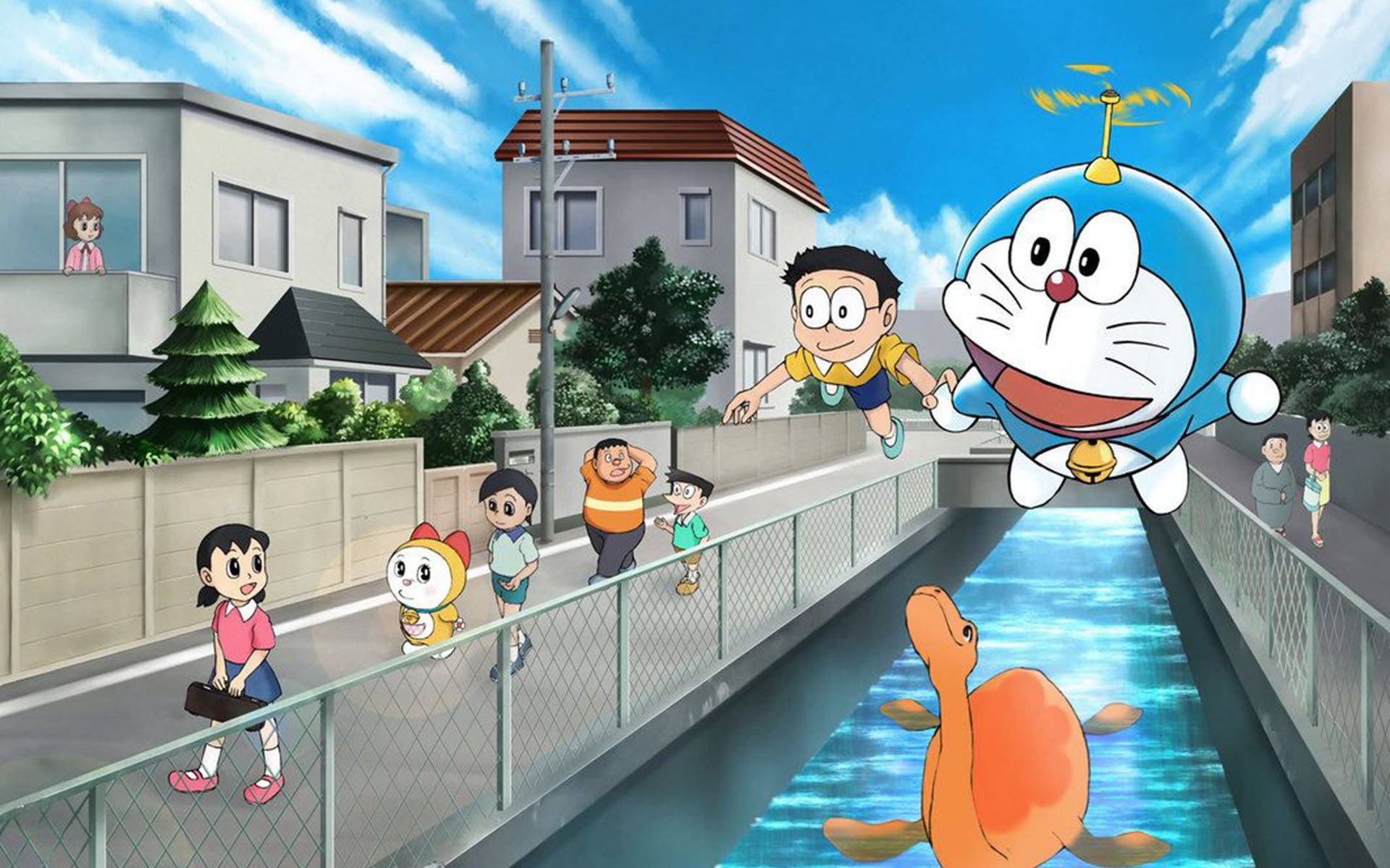 Hình nền Doraemon 3D đỉnh của đỉnh