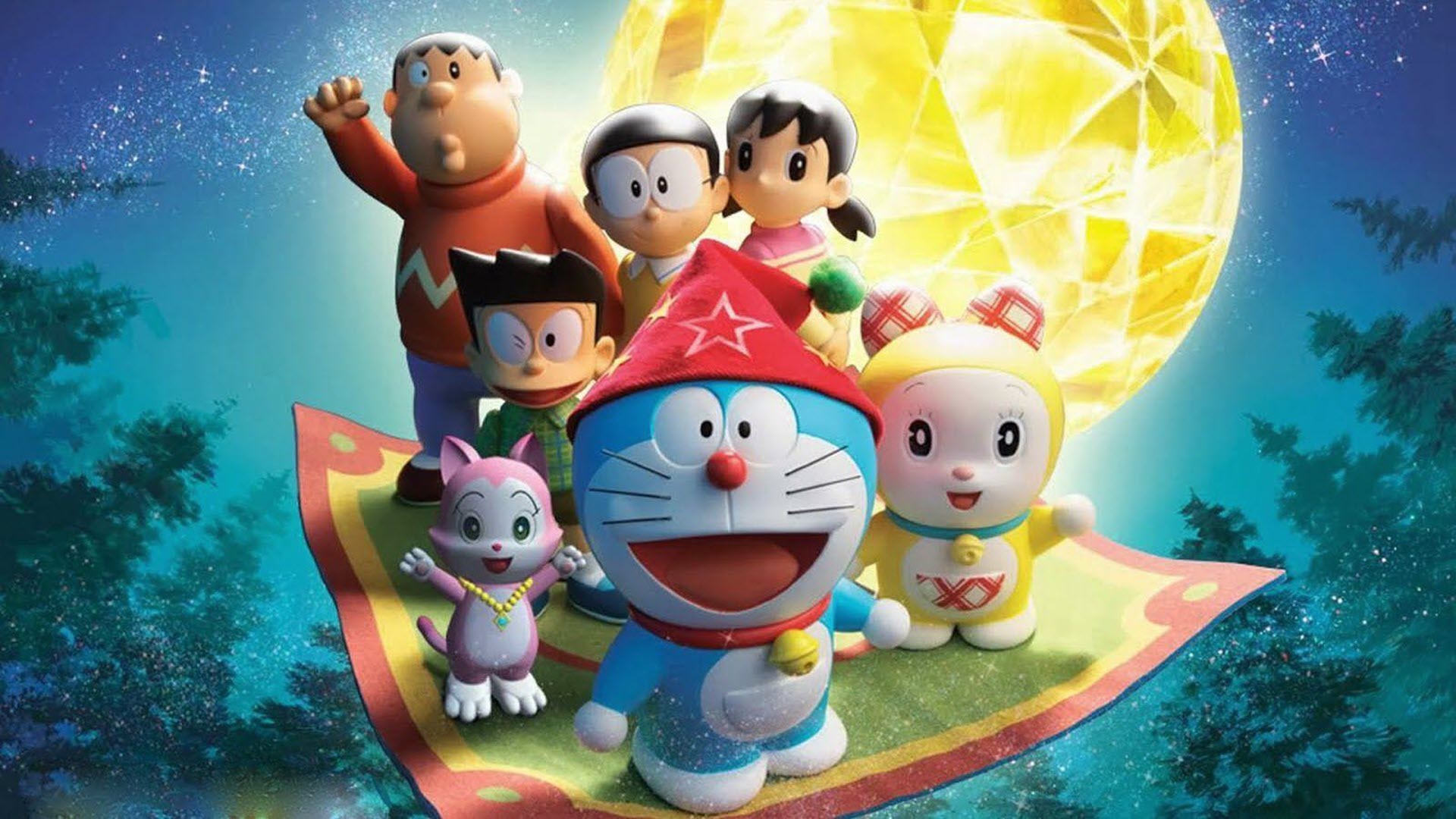 Hình nền Doraemon 3D đỉnh của đỉnh