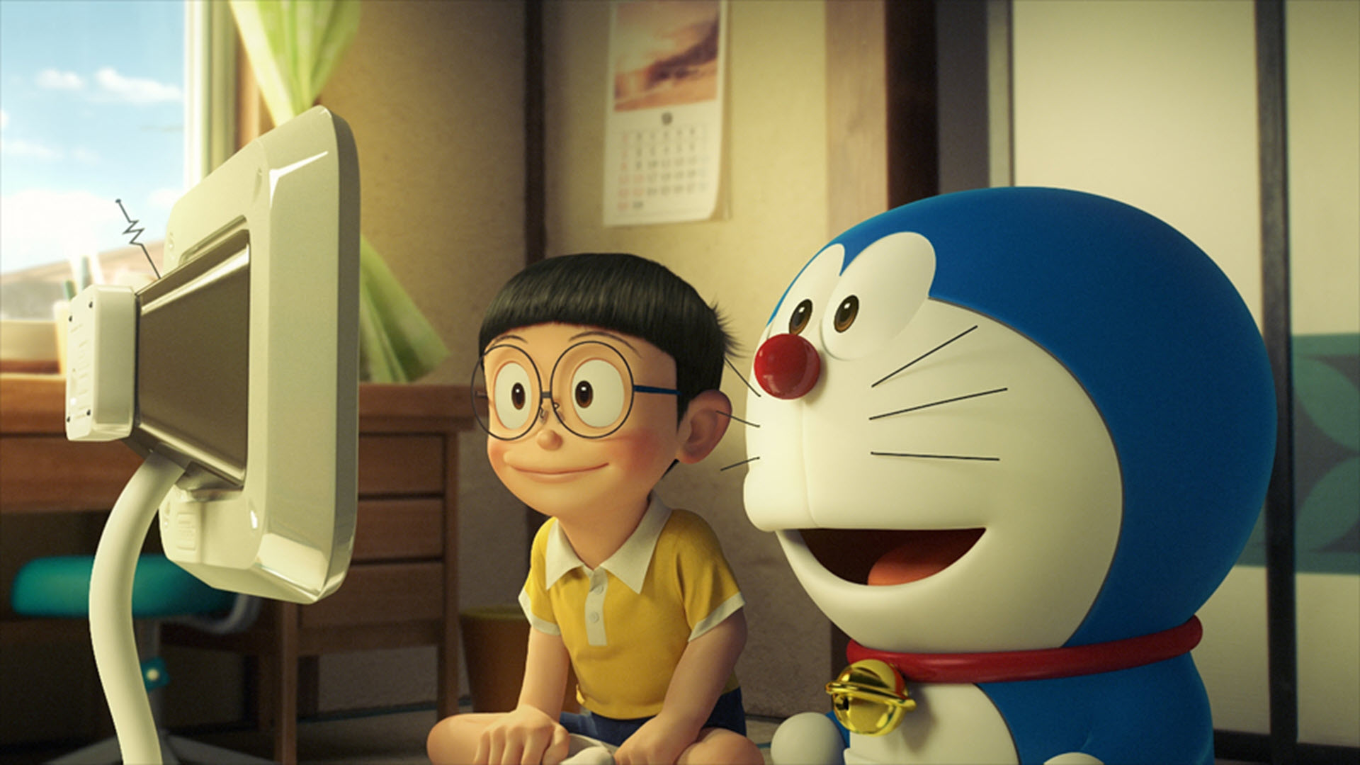 Hình nền Doraemon 3D đỉnh của đỉnh