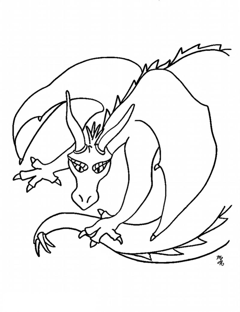 Draw and Coloring Dragon - Tập vẽ và tô màu con rồng - YouTube